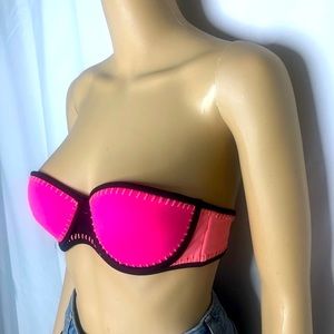 Victoria’s Secret Bandeau Pink Bikini Top